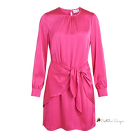 Pink Polyester Dress