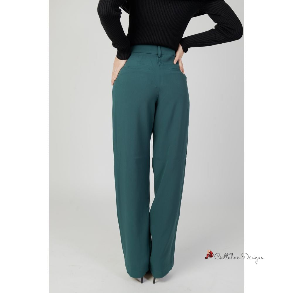 Green Recycled Polyester Jeans & Pant