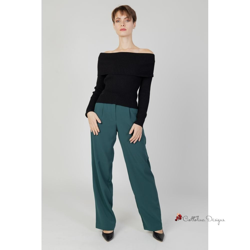 Green Recycled Polyester Jeans & Pant