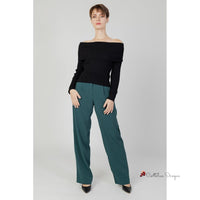 Green Recycled Polyester Jeans & Pant