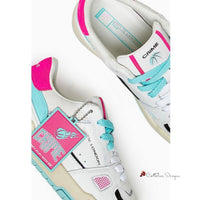 Pink Leather Sneaker