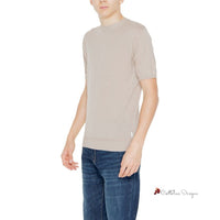 Beige Cotton T-Shirt