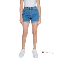 Light Blue Cotton Short