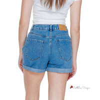 Light Blue Cotton Short