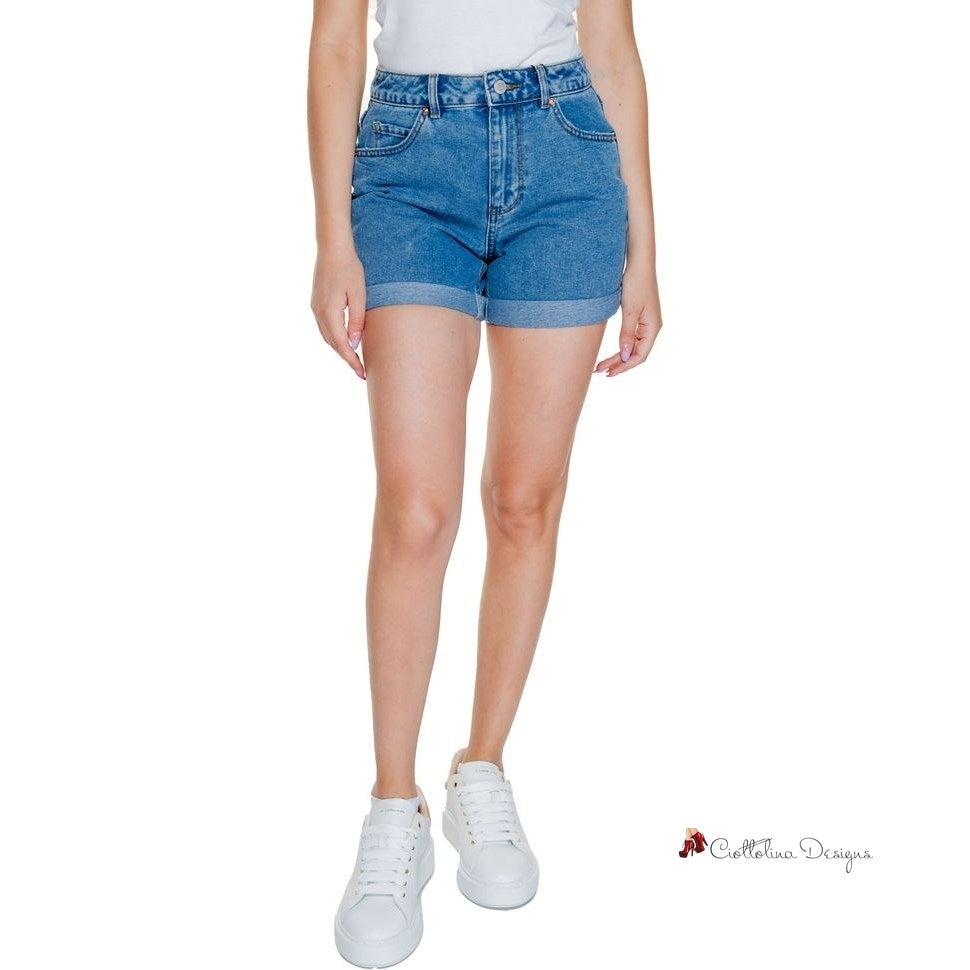 Light Blue Cotton Short