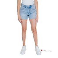 Light Blue Cotton Short