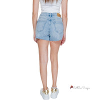 Light Blue Cotton Short