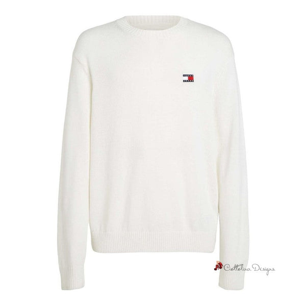 White Recycled Polyester Sweater