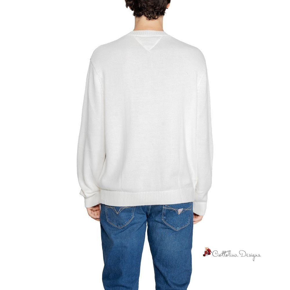 White Recycled Polyester Sweater