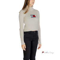 Beige Recycled Polyester Sweater