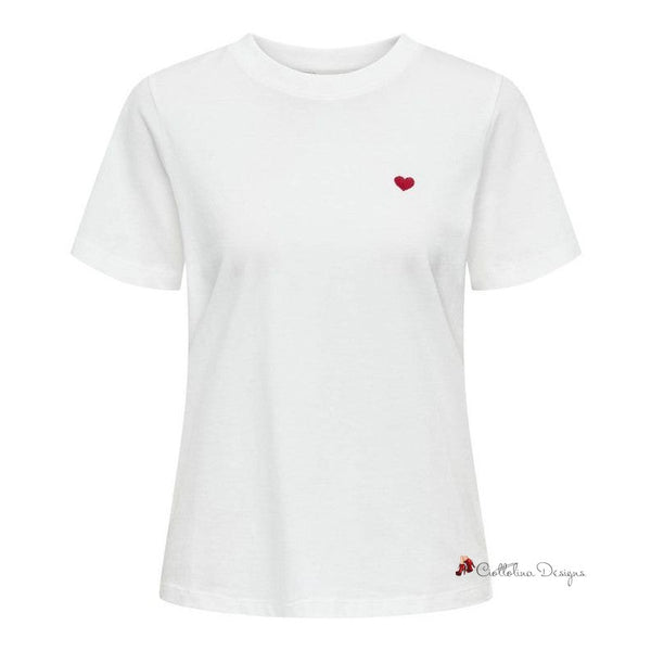 White Cotton Tops & T-Shirt