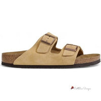 Beige Suede Sandal