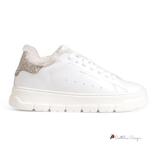 White Leather Sneaker