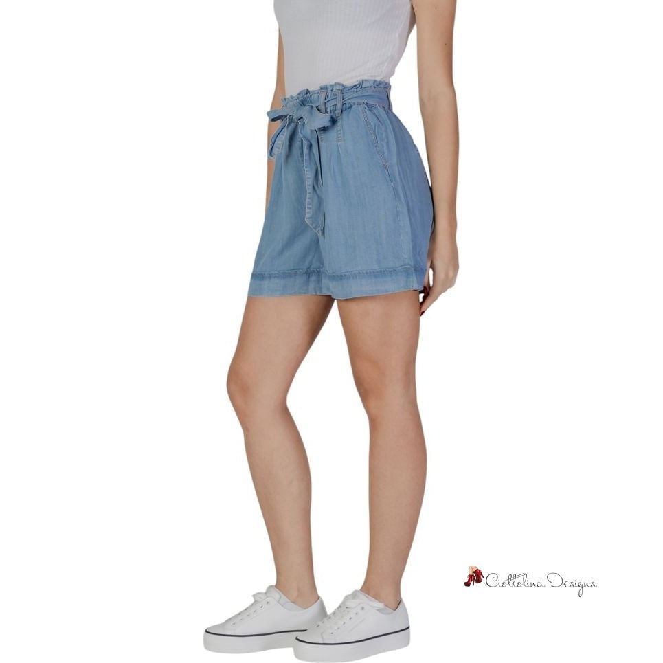 Light Blue Lyocell Short