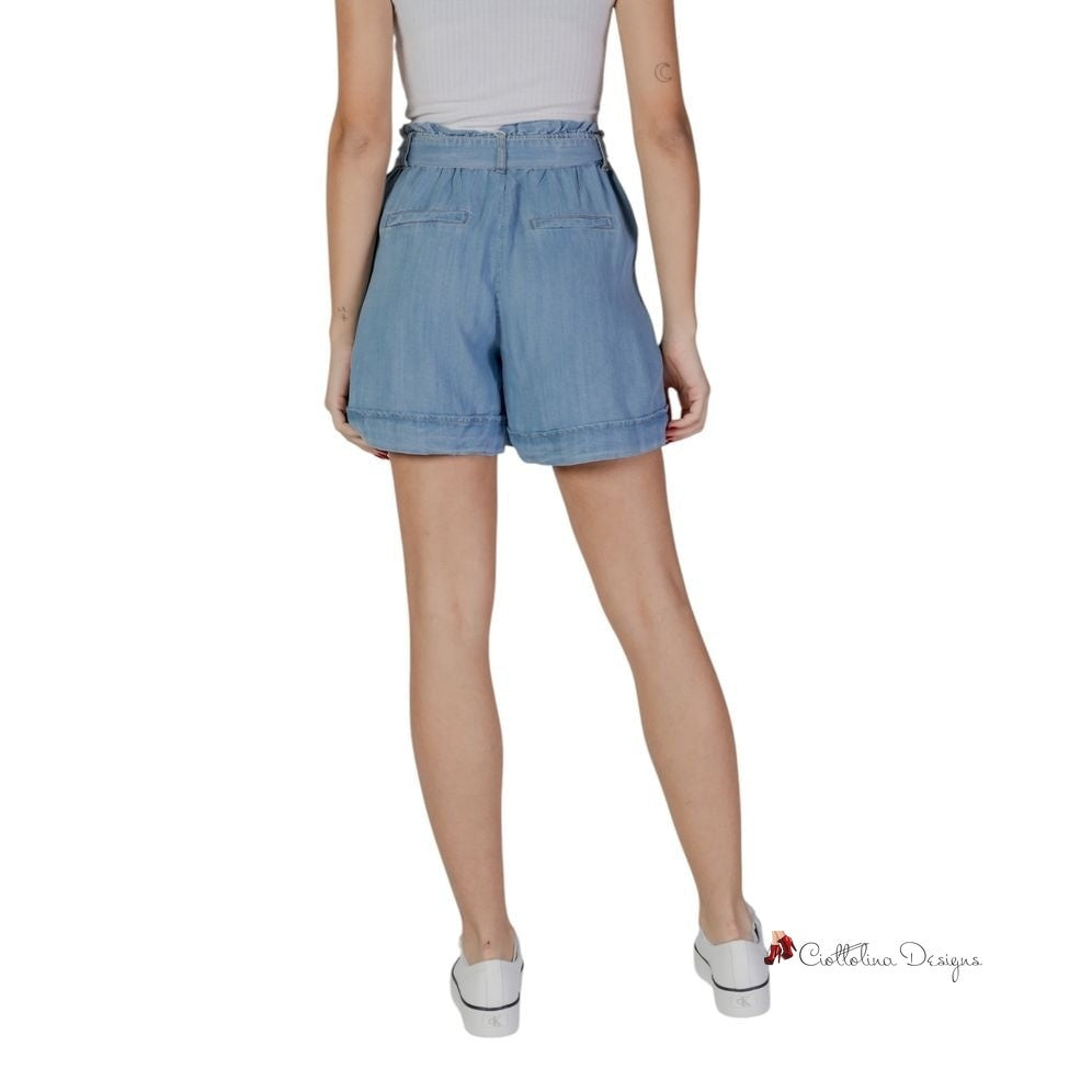 Light Blue Lyocell Short