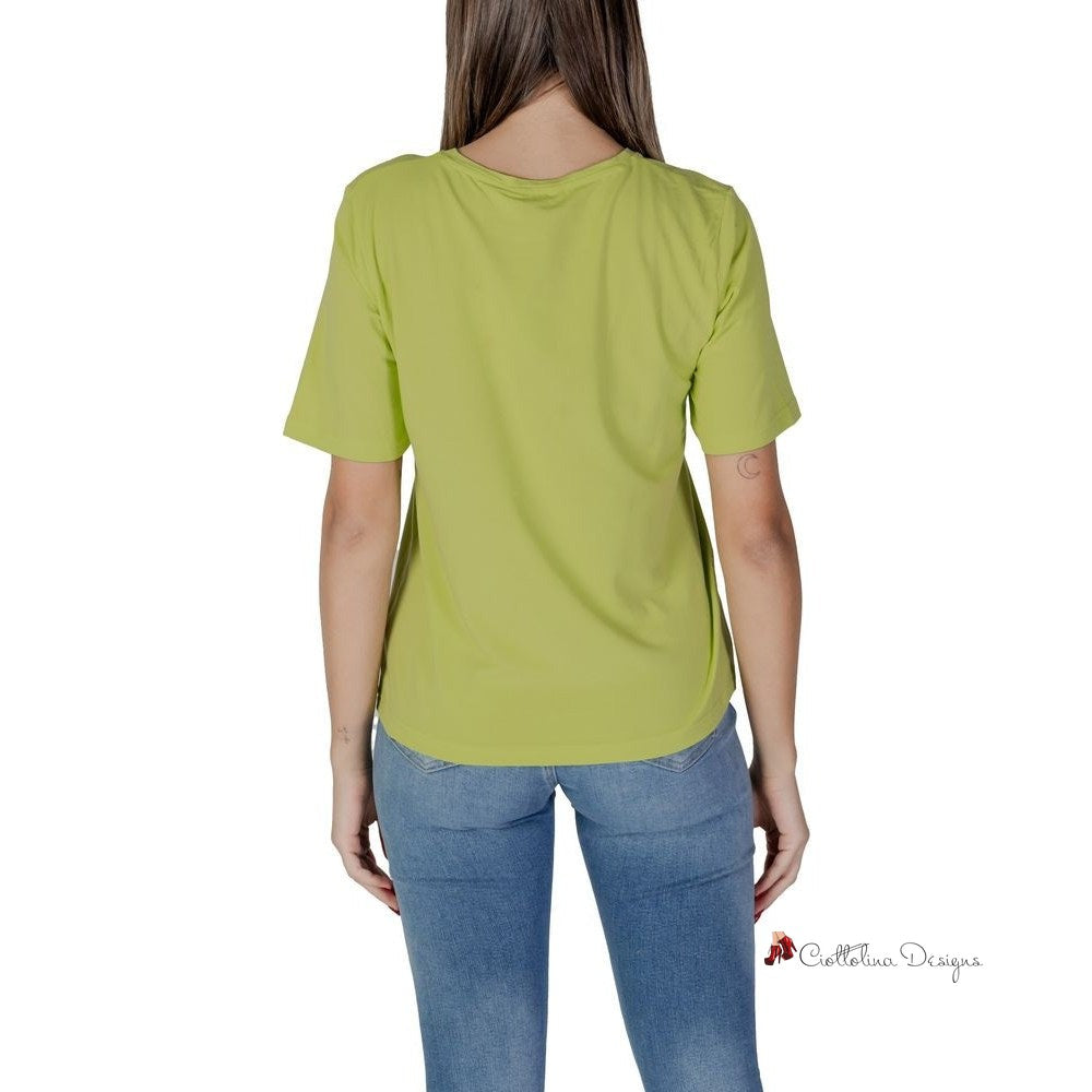 Green Cotton Tops & T-Shirt