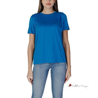 Blue Modal Tops & T-Shirt