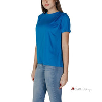 Blue Modal Tops & T-Shirt