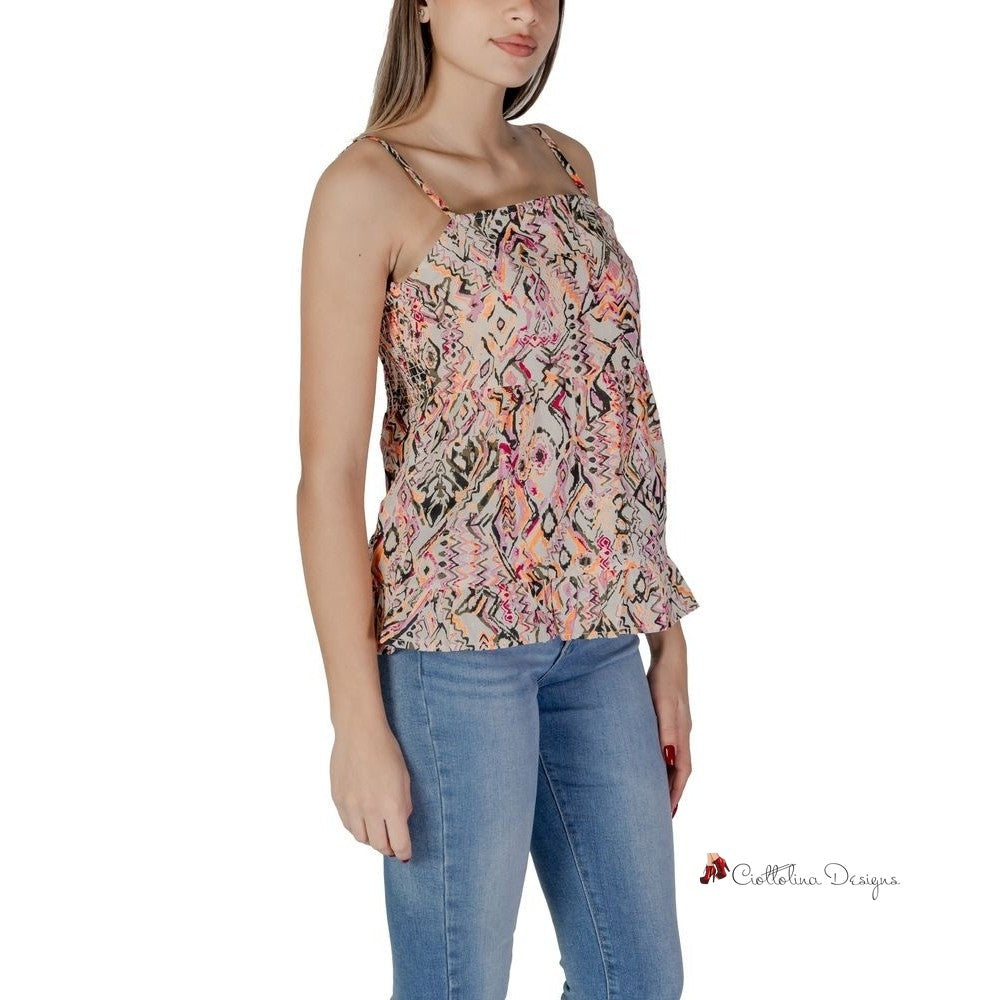 Multicolor Cotton Tops & T-Shirt