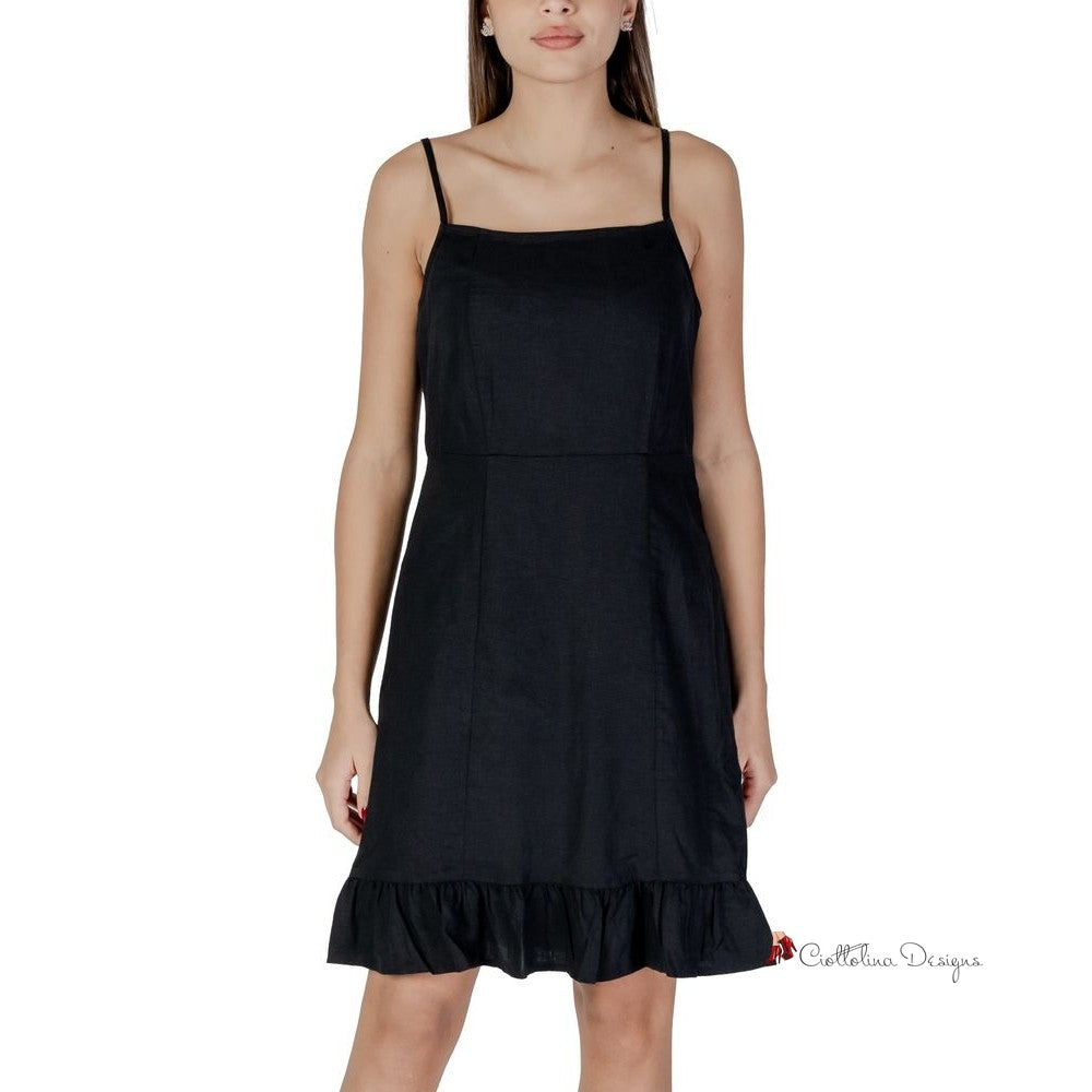 Black Linen Dress