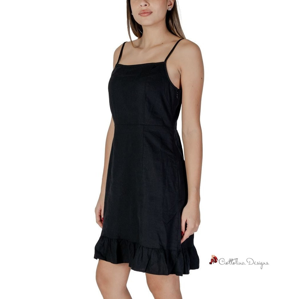 Black Linen Dress