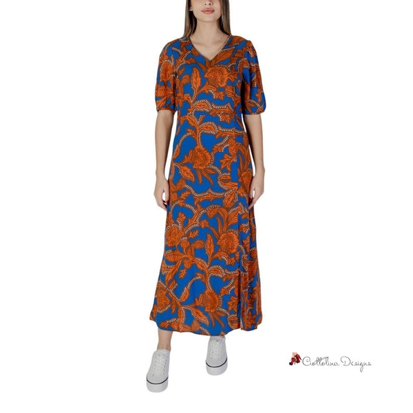 Blue Viscose Dress