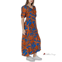 Blue Viscose Dress