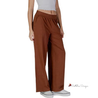 Brown Cotton Jeans & Pant