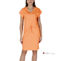 Orange Cotton Dress