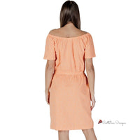 Orange Cotton Dress