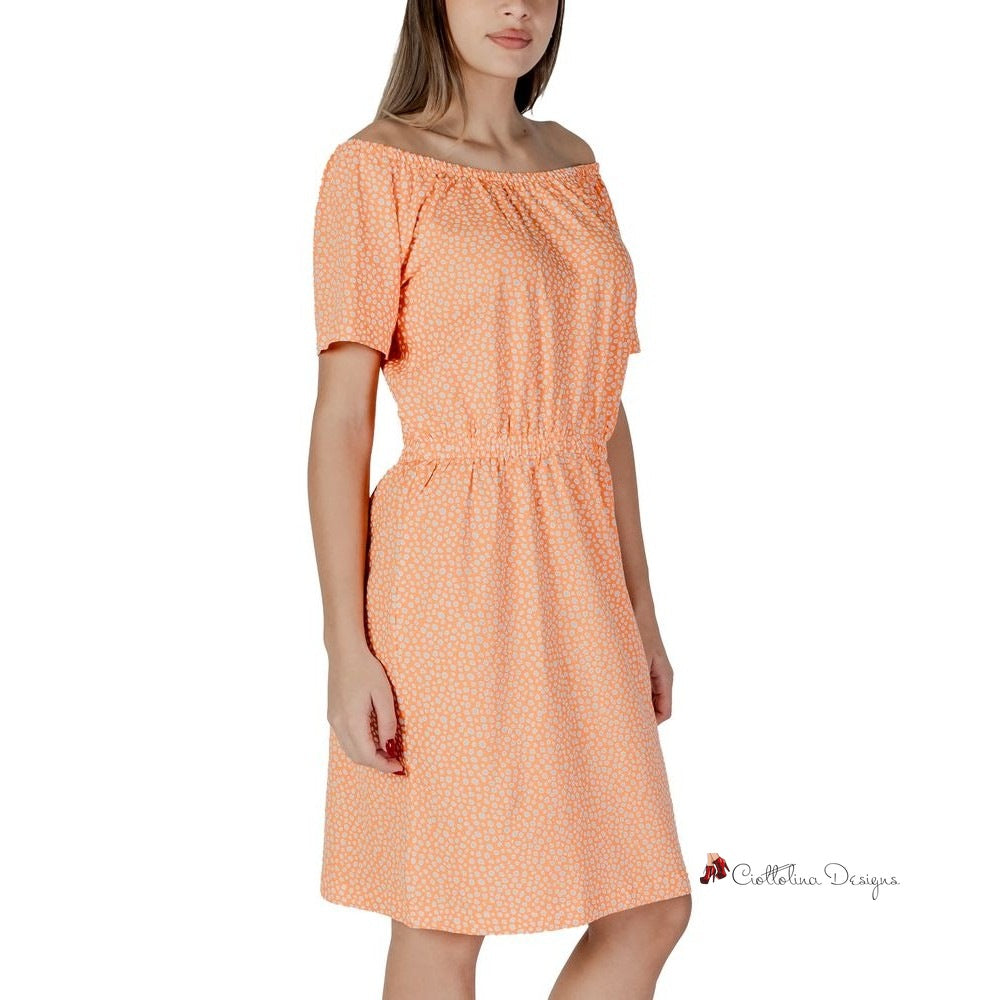 Orange Cotton Dress