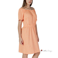 Orange Cotton Dress