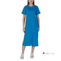 Blue Cotton Dress