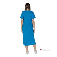 Blue Cotton Dress