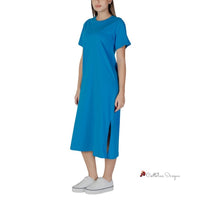 Blue Cotton Dress