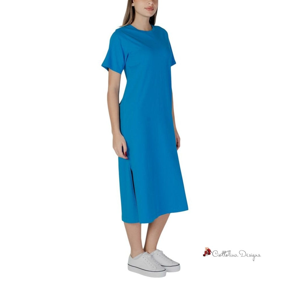 Blue Cotton Dress