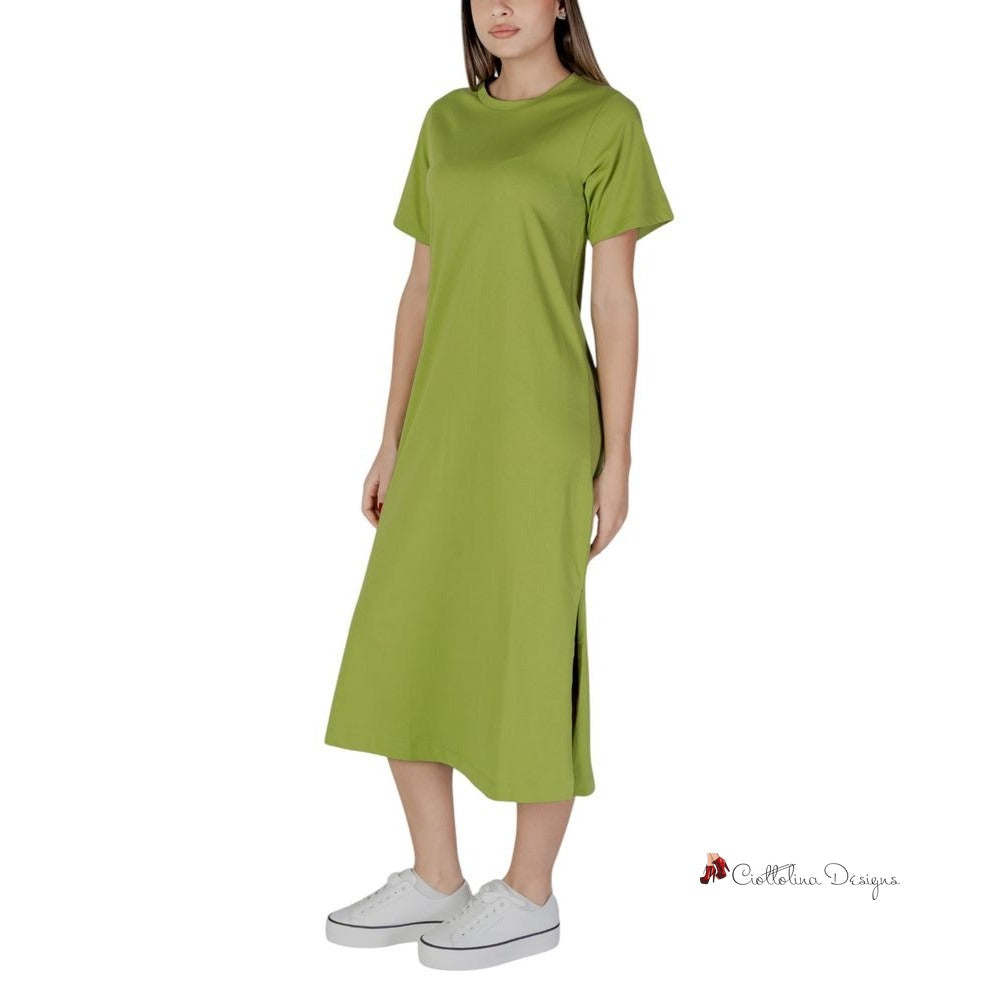 Green Cotton Dress