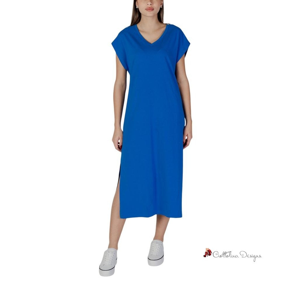 Blue Cotton Dress