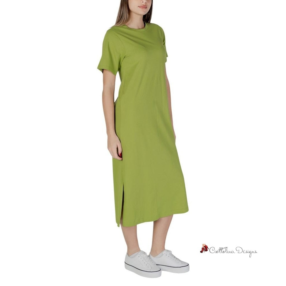 Green Cotton Dress