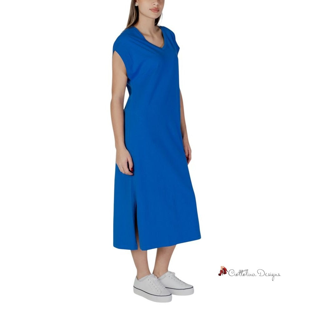 Blue Cotton Dress