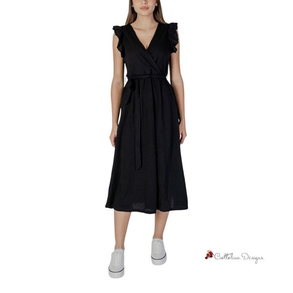 Black Cotton Dress