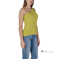 Yellow Cotton Tops & T-Shirt