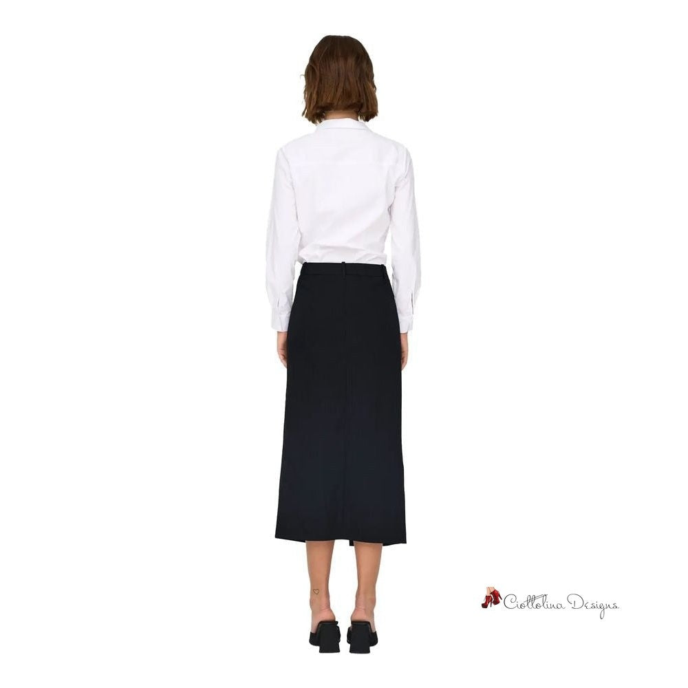 Gray Polyester Skirt