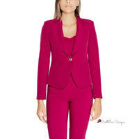 Bordeaux Polyester Suits & Blazer