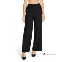 Black Polyester Jeans & Pant