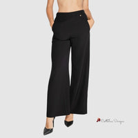 Black Polyester Jeans & Pant