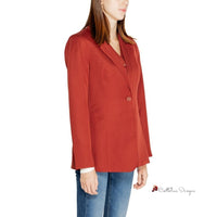 Red Polyester Suits & Blazer