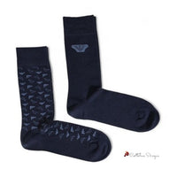 Blue Cotton Sock