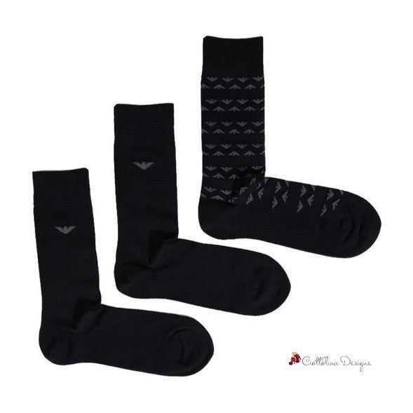 Black Cotton Sock