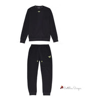 Black Cotton Sweatsuit